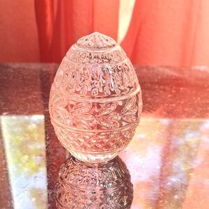 Vintage Elegant Glass Egg